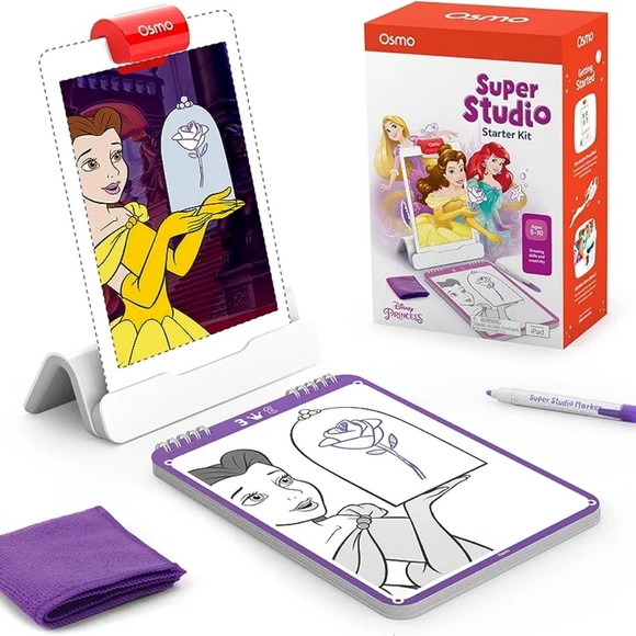 Osmo - Super Studio Disney Princess Starter Kit for iPad - Ages 5-11 - Drawing - Picture 1 of 4